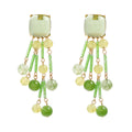 Fruit Floral Tassel Earrings Unique Jewelry Accessory