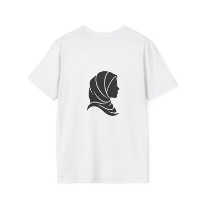 Hijab Silhouette Tee — Minimal Muslim Modest Shirt
