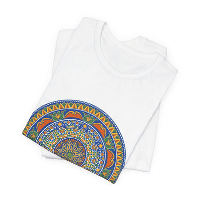 Mandala Art T-Shirt — Colorful Boho Yoga Tee