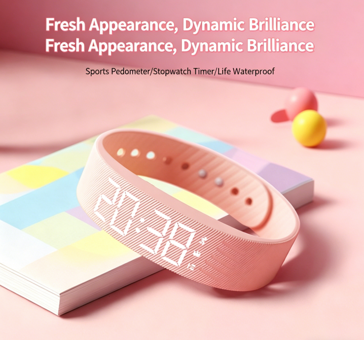 Montre Digitale Sport Femme Podomètre Alarme Vibrante | Boutique84