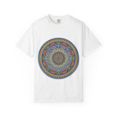Mandala Circle Graphic T-Shirt — Vibrant Boho Meditation Tee