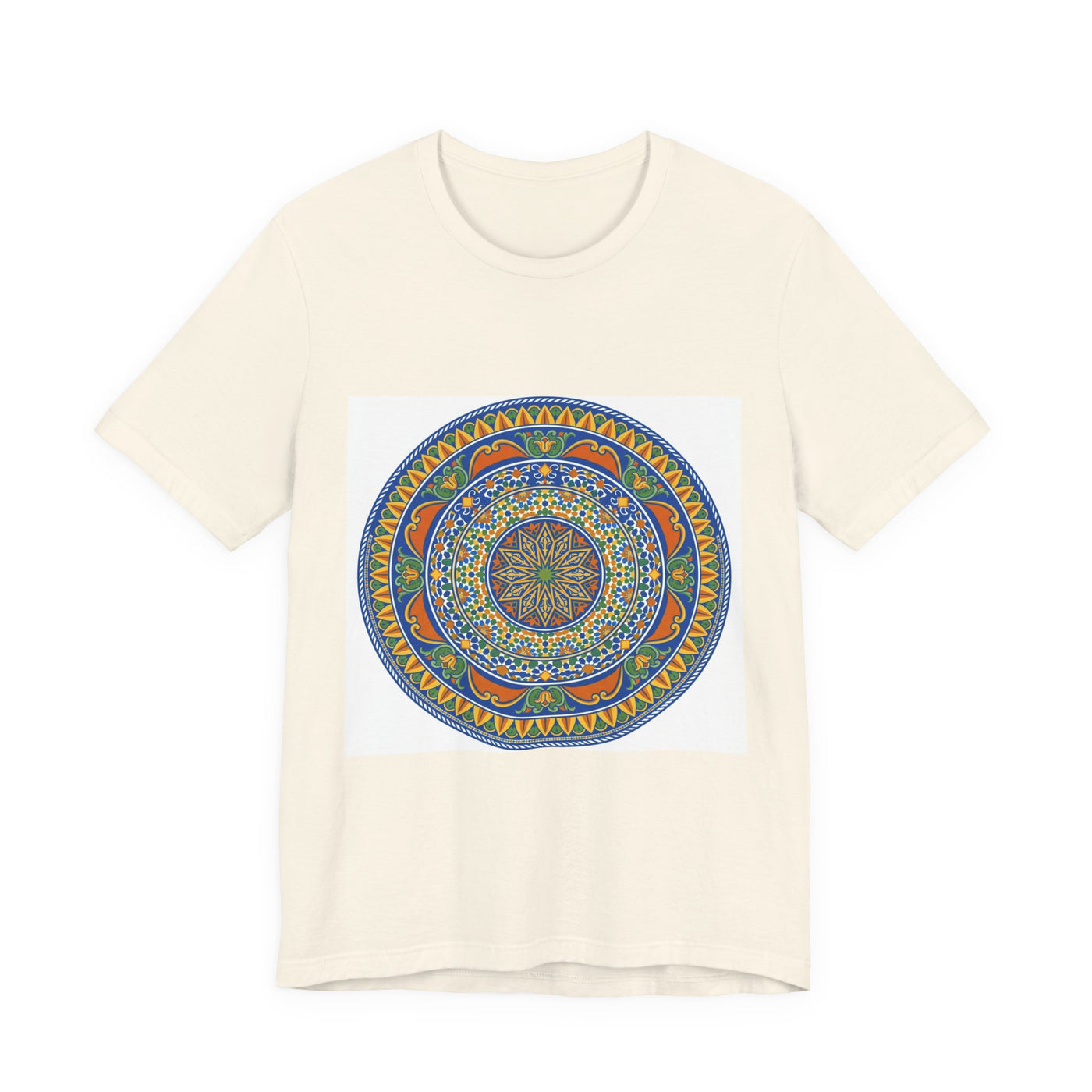 Mandala Art T-Shirt — Colorful Boho Yoga Tee