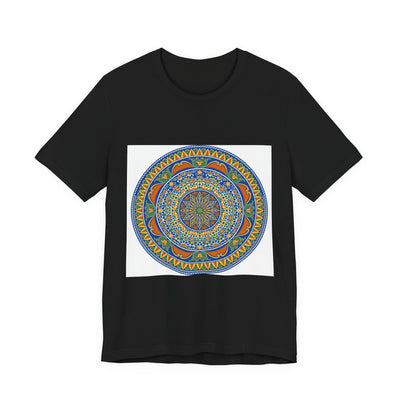 Mandala Art T-Shirt — Colorful Boho Yoga Tee
