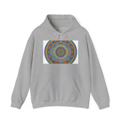 Mandala Harmony Hoodie — Colorful Boho Meditation Sweatshirt