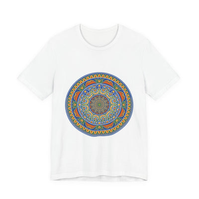 Mandala Art T-Shirt — Colorful Boho Yoga Tee