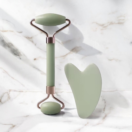 Gua Sha et rouleau visage vue produit 6