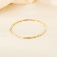 3mm smooth plain circular ring bracelet with multiple layers for wearing wristbands and accessories