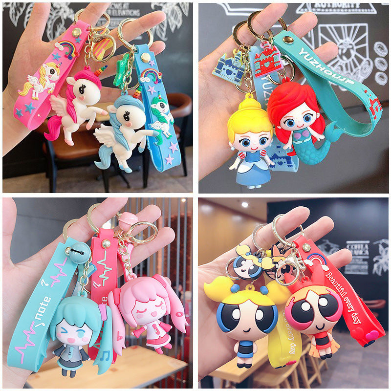 Porte-Clés Licorne Astronaute Silicone Bijou de Sac | Boutique84