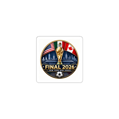 Kiss-Cut Stickers — Final 2026 Soccer Championship Logo (USA/Canada/Mexico)