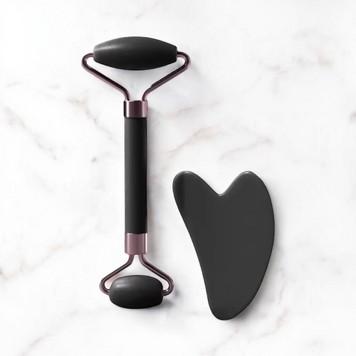 Gua Sha et rouleau visage vue produit 5