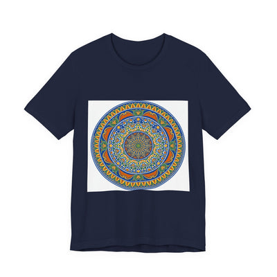 Mandala Art T-Shirt — Colorful Boho Yoga Tee