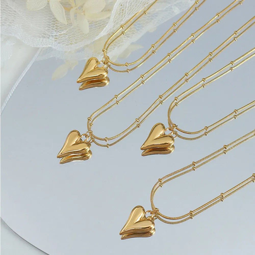 Collier Cœur Minimaliste Plaqué Or 18K | Boutique84