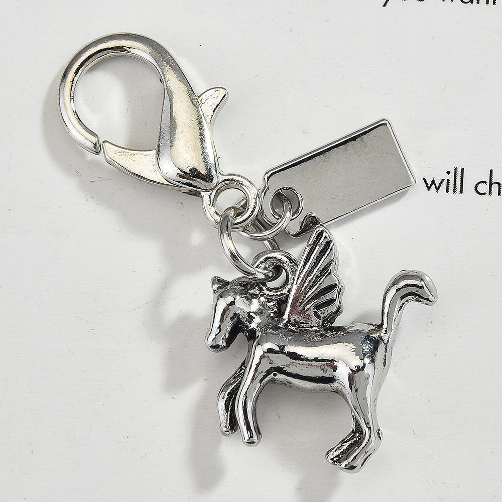 Creative Dinosaur Cartoon Bag Pendant Biscuit Fruit Small Pendant Accessories Keychain