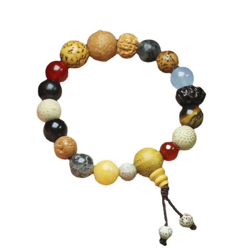Bracelet Bodhi Or Acajou 12mm | Boutique84