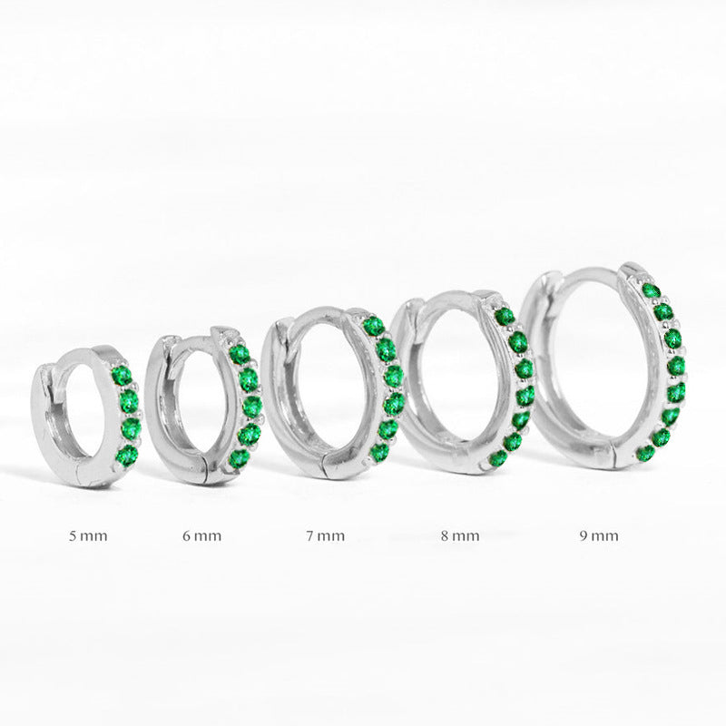 Créoles Argent 925 Turquoise Plaqué Or 18K | Boutique84