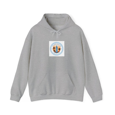 Coastal Calm Surf Hoodie – "Good Vibes Only" Beach Graphic Pullover