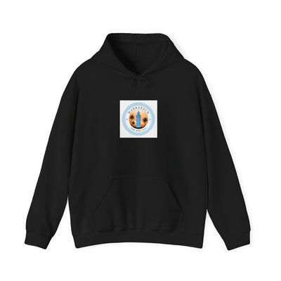Coastal Calm Surf Hoodie – "Good Vibes Only" Beach Graphic Pullover