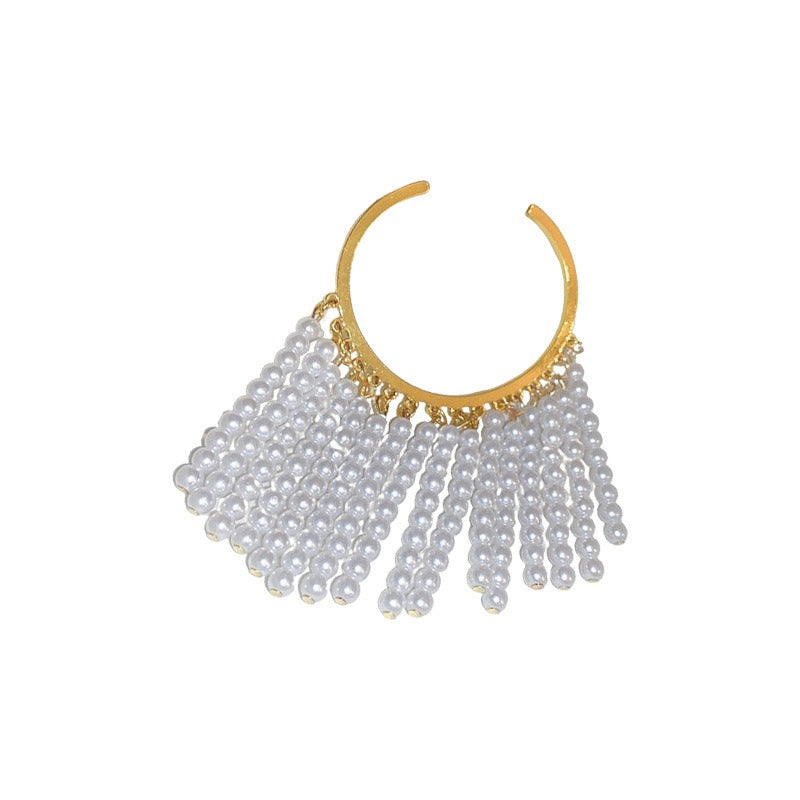 Pearl Tassel Open Bracelet Palace Style Fashionable Versatile Hand Accessories