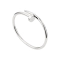 Precision Thick Plating Head and Tail Diamond Fashion Three-Circle Full Diamond Couple Bracelet