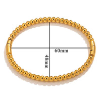 Fashion bamboo titanium steel bracelet female summer niche cold style ins stainless steel retro bamboo jewelry
