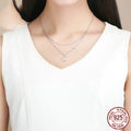 Starlight Moon Pure Silver S925 Plated Necklace
