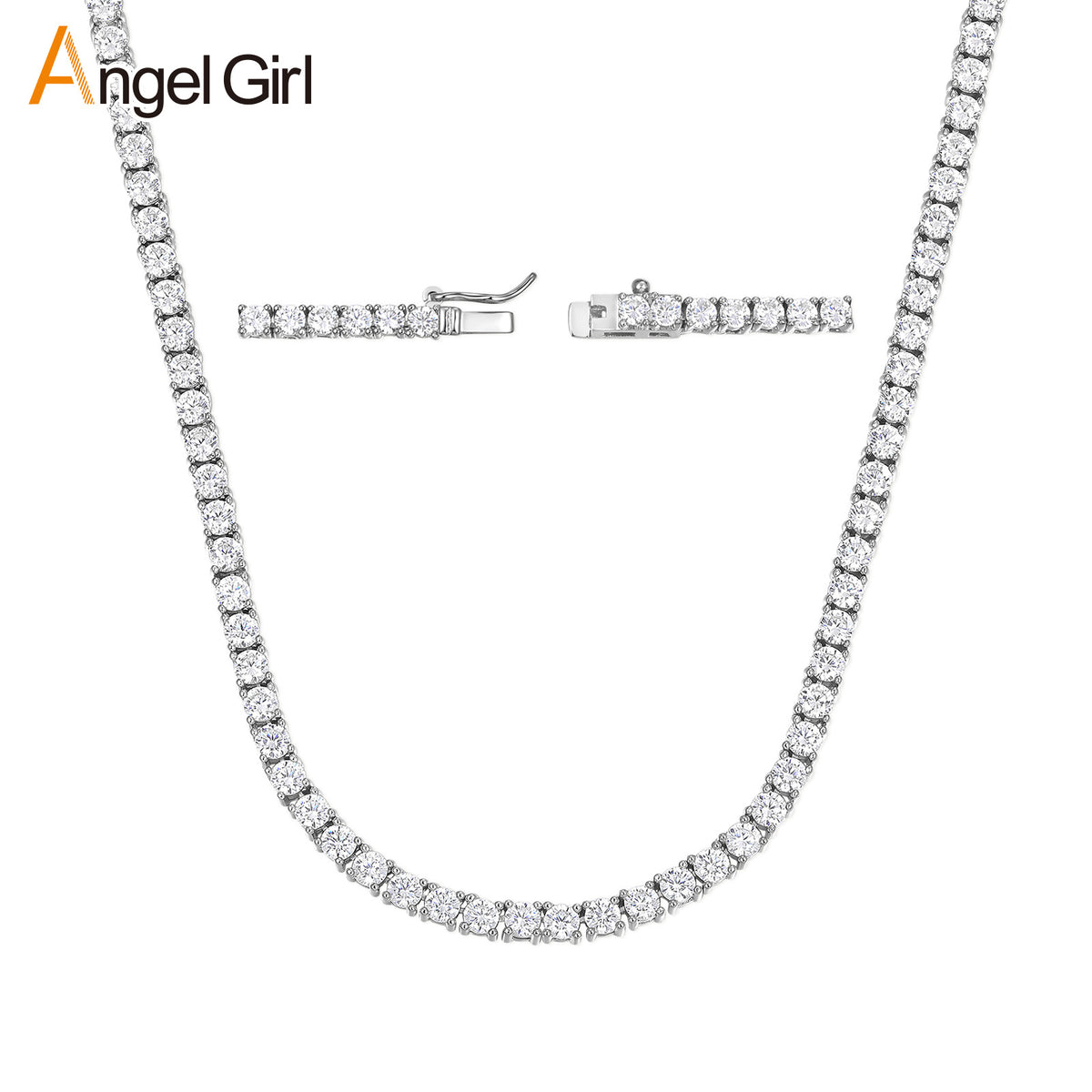 Chaîne Tennis Zircon Plaquée Or 18K 4mm | Boutique84