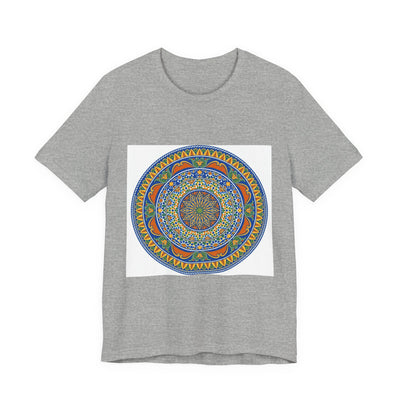Mandala Art T-Shirt — Colorful Boho Yoga Tee