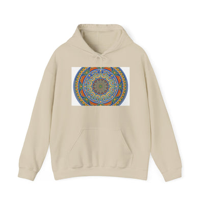 Mandala Harmony Hoodie — Colorful Boho Meditation Sweatshirt