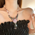 Collier Ailes d'Ange Chaîne Billes Femme | Boutique84