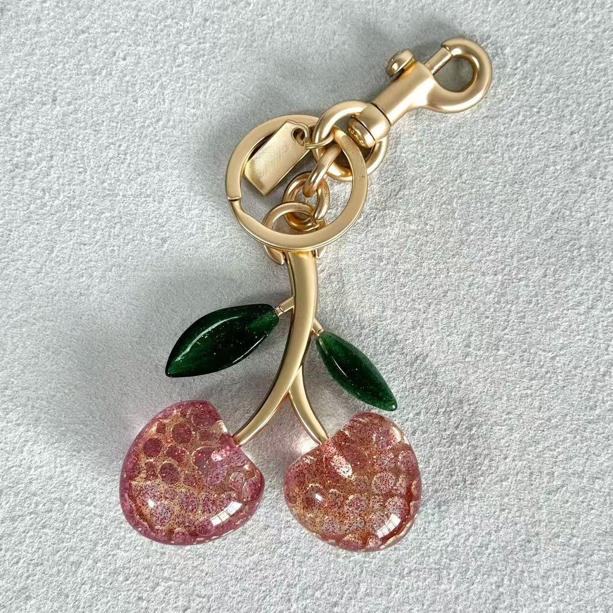 Porte-Clés Cerise Cristal Bijou de Sac Femme | Boutique84