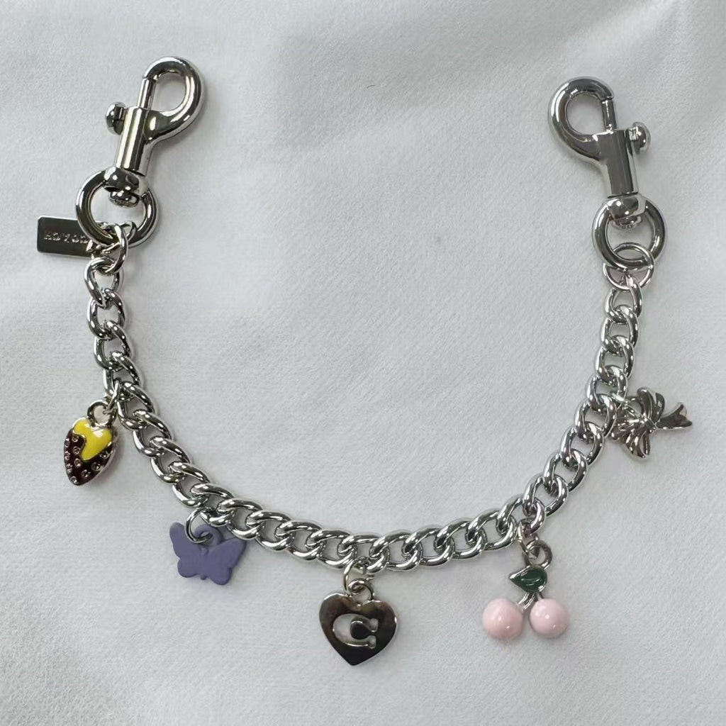 Cherry INS Cherry Pendant Bag Chain Extension Chain Accessory Mahjong Bag Hanging Chain