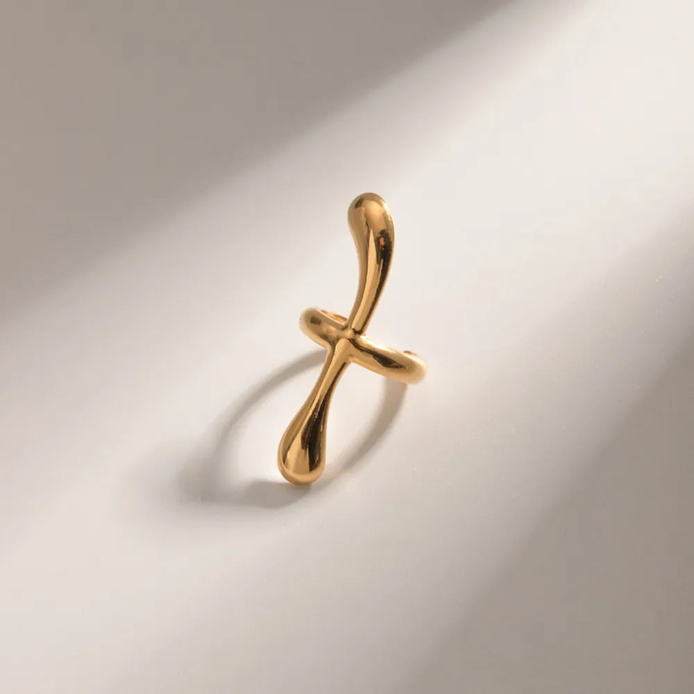 Ear Cuff Acier Inoxydable Plaqué Or 18K | Boutique84