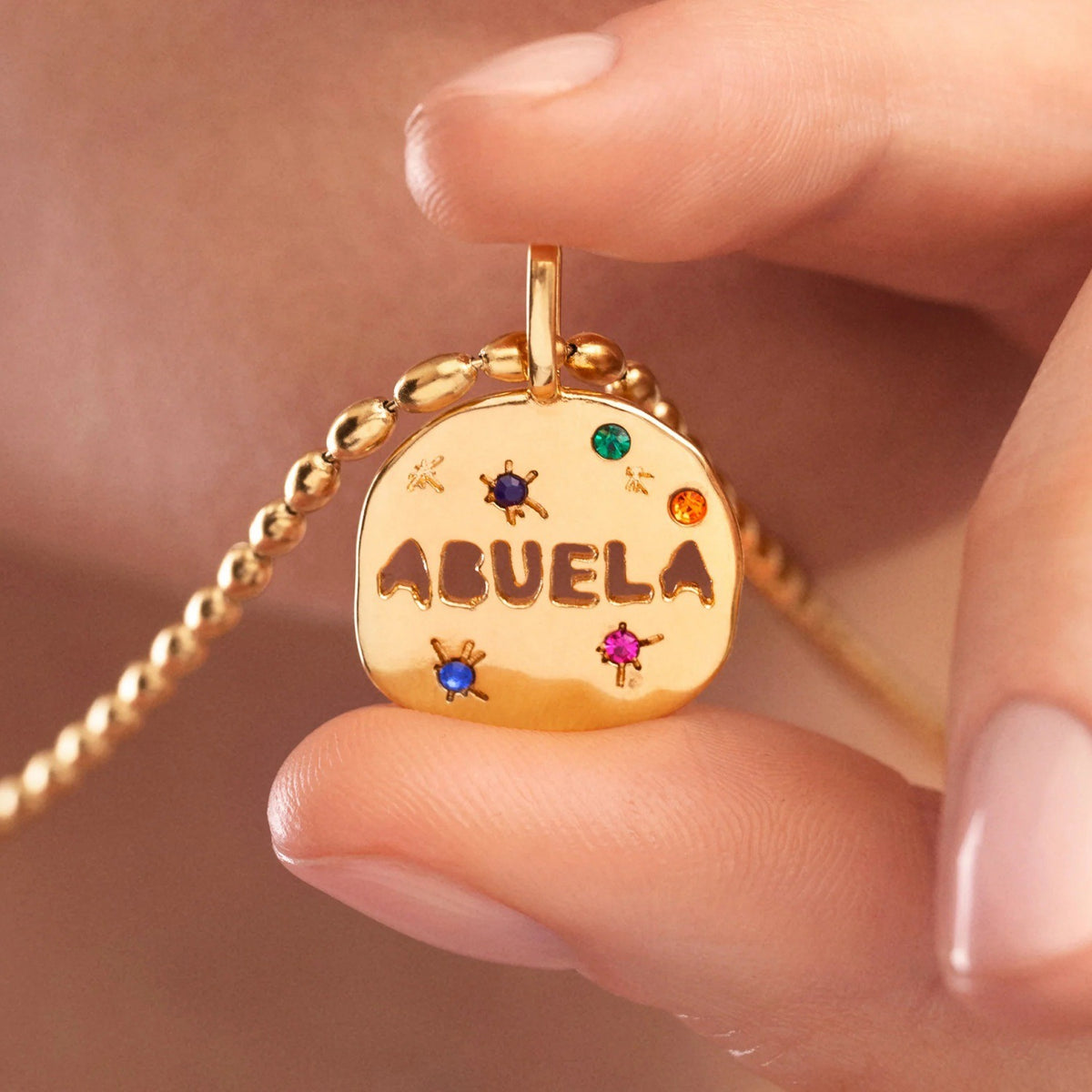 Irregular circular necklace
