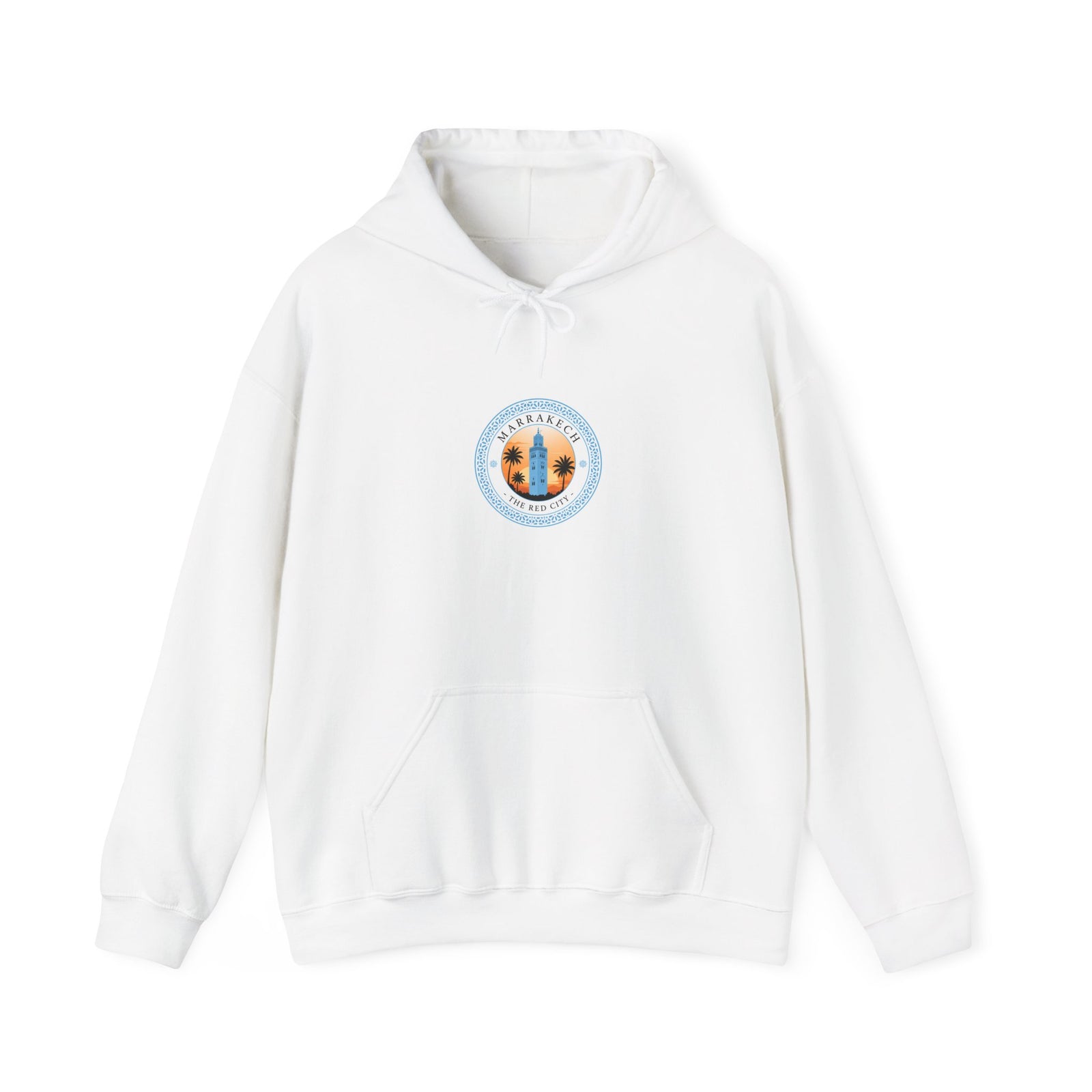 Coastal Calm Surf Hoodie – "Good Vibes Only" Beach Graphic Pullover