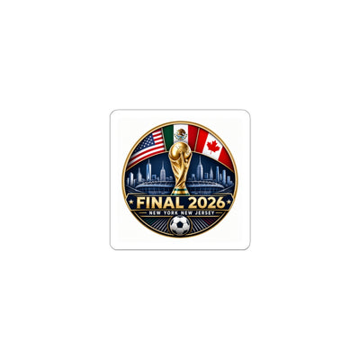 Kiss-Cut Stickers — Final 2026 Soccer Championship Logo (USA/Canada/Mexico)