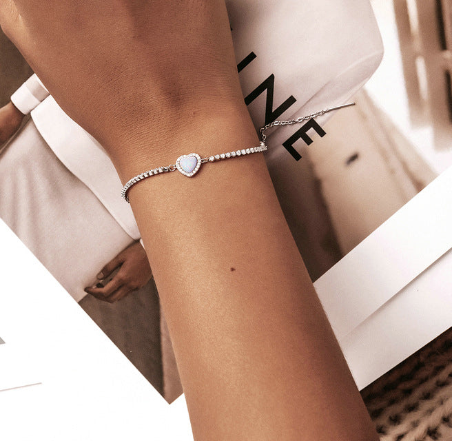 Love bracelet heart-shaped bracelet