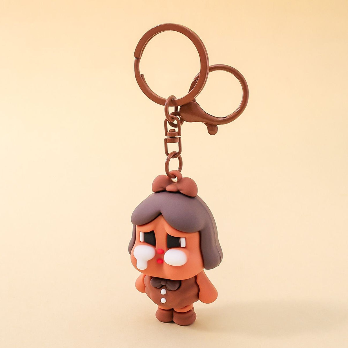 Cute Cartoon Doll Keychain Fashionable Gift Bag Charm Car Key Ring Pendant