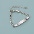 Unique Fashionable Kids' Gift  Style Stainless Steel Engravable Children's Bracelet