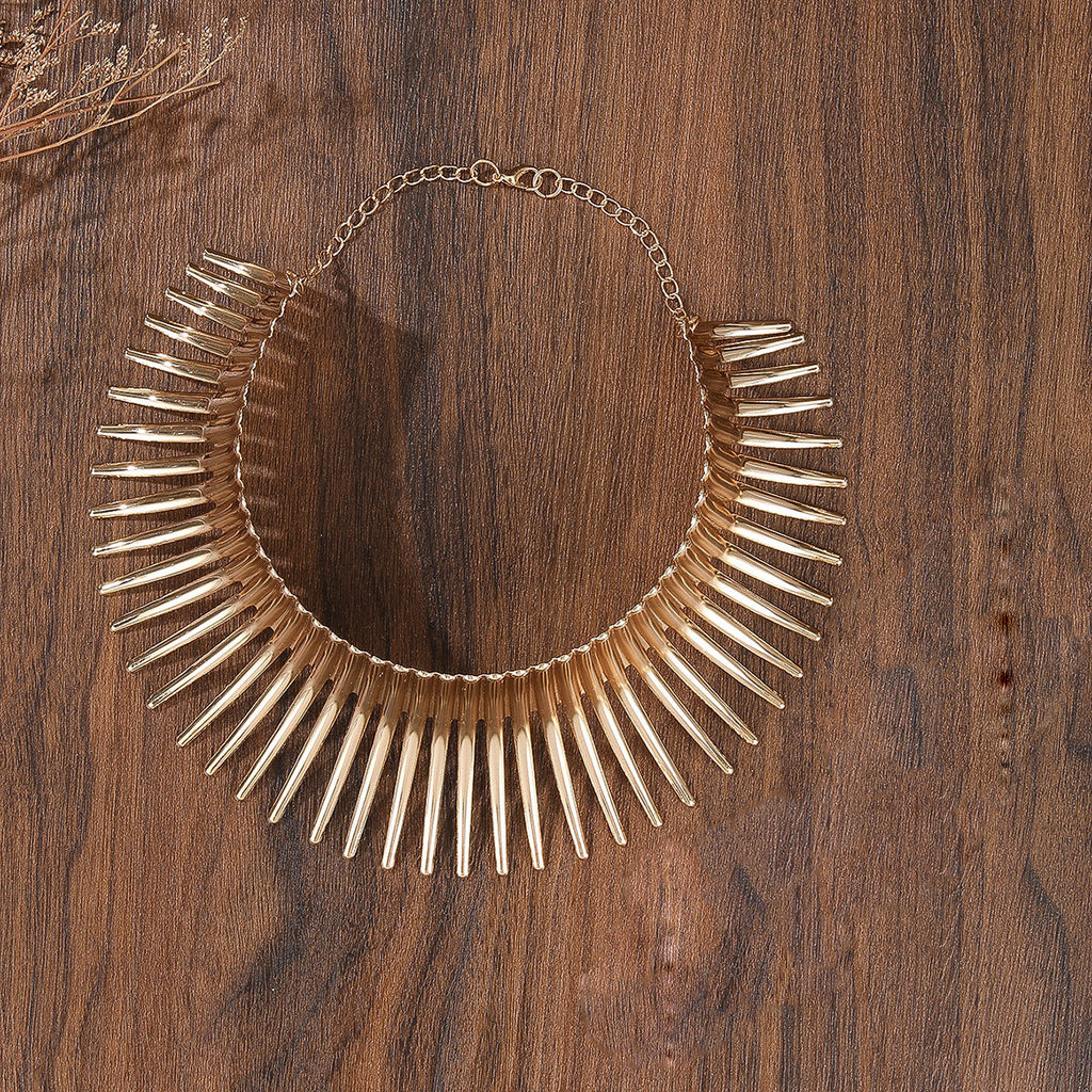 Collier Rayé Or & Argent Style Choker | Boutique84