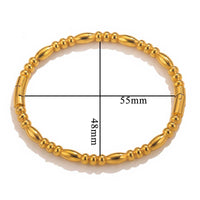 Fashion bamboo titanium steel bracelet female summer niche cold style ins stainless steel retro bamboo jewelry