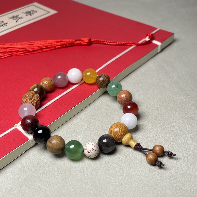 Bracelet Bodhi Multicolore 18 Graines Prière | Boutique84