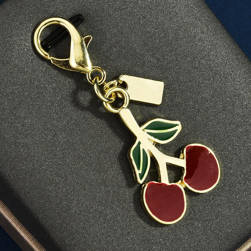 Alkali water bread pendant dinosaur ice cream fruit keychain