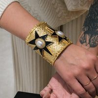 French retro personality fashion medieval brand series Starfish retro bracelet