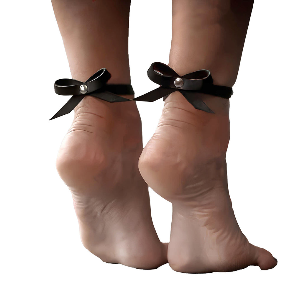 PU leather ring lifting ring tassel foot ring punk chain O-ring ankle chain leg ring