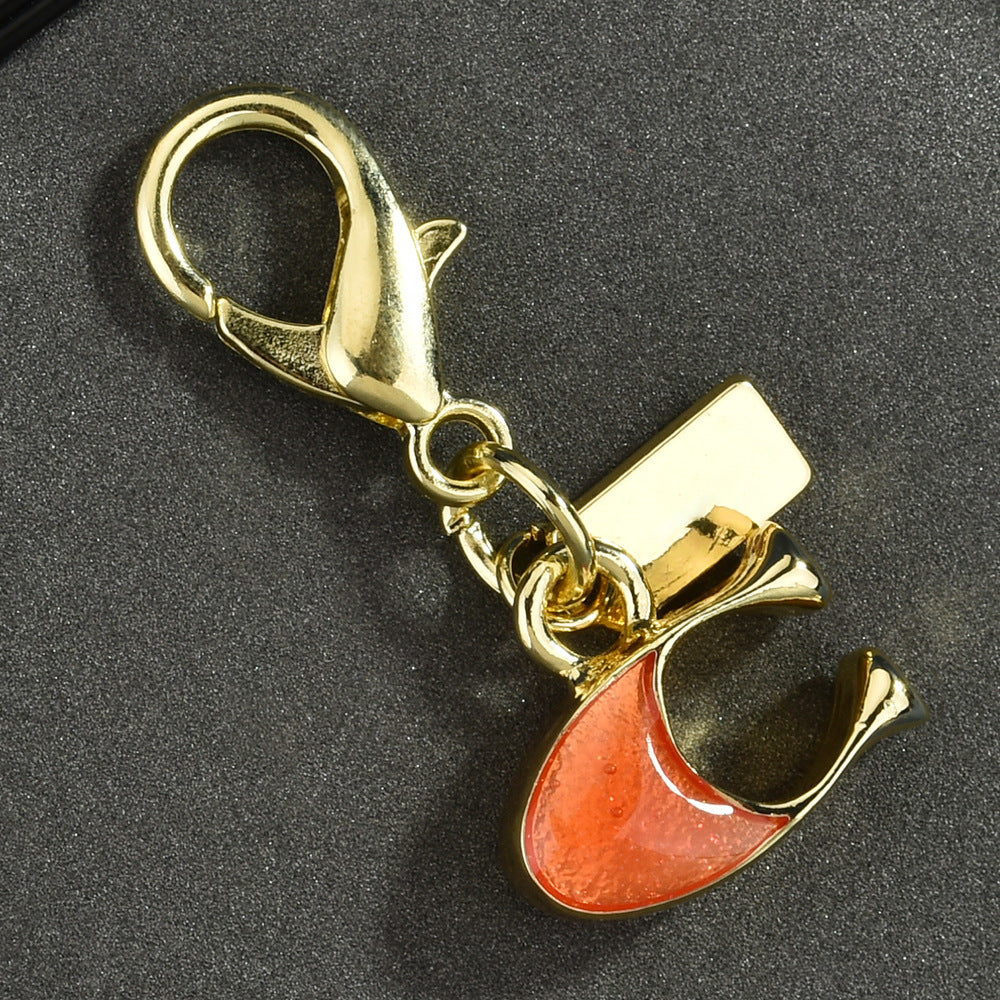 Alkali water bread pendant dinosaur ice cream fruit keychain