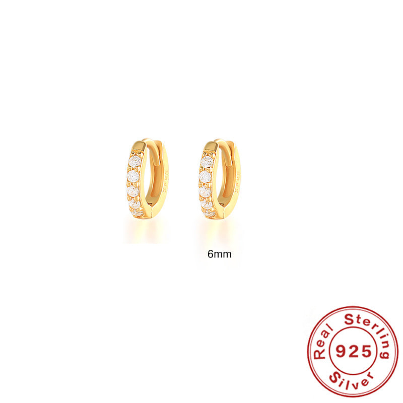 Créoles Argent 925 Turquoise Plaqué Or 18K | Boutique84