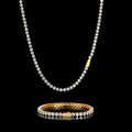 Chaîne Tennis Homme 4mm Zircon Acier Inoxydable | Boutique84