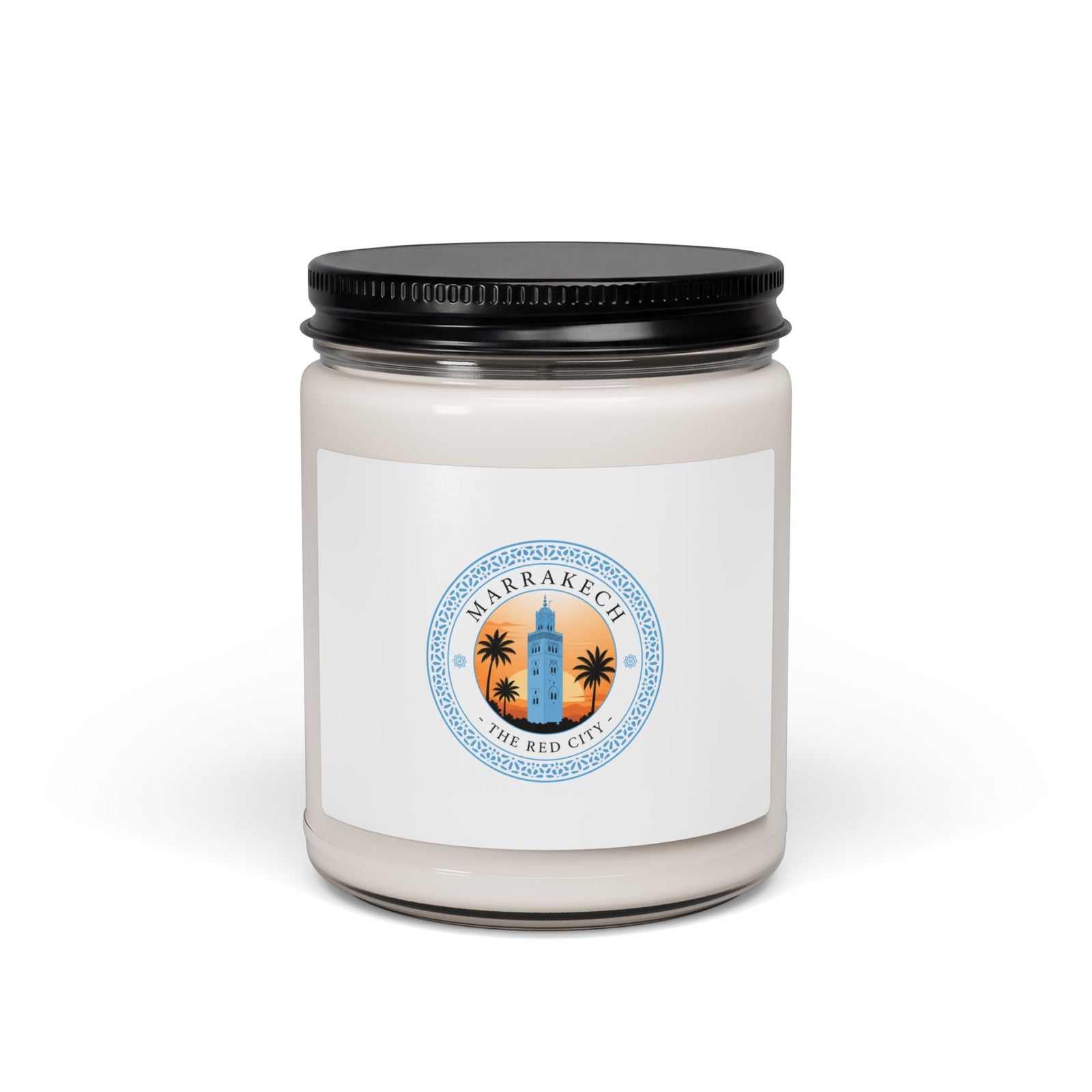Marrakech Scented Soy Candle 9oz — Moroccan Sunrise Aromatic Candle