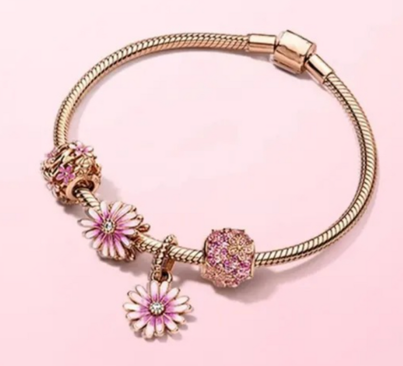 Bracelet Hollow Galaxy Rose Gold Series Daisy Series Bracelet