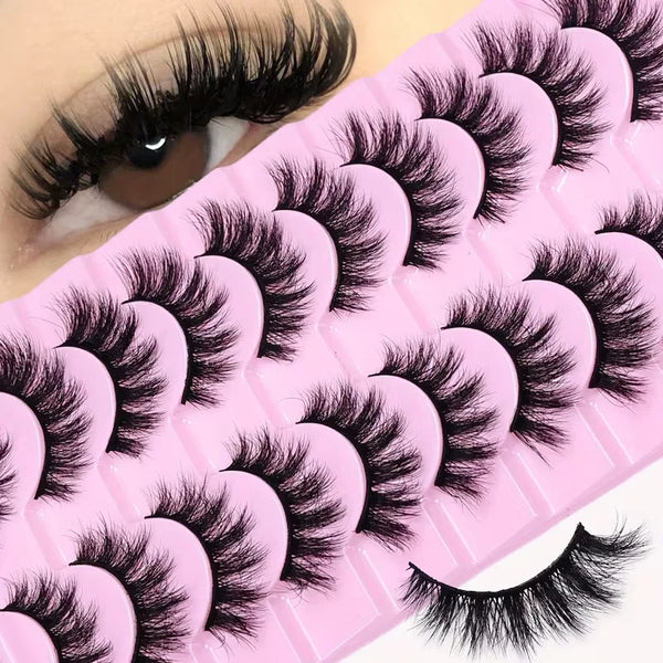 Faux-Cils Effet Cat Eye Volume Intense – Réutilisables & Lavables